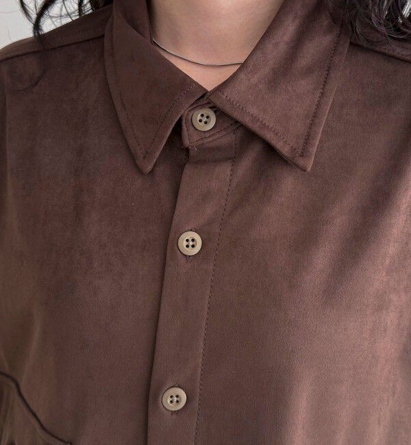 fredy emue「【LANCER CLOTHING CORPORATION】OVER SHIRTS SUEDE」|シャツ・ブラウス|