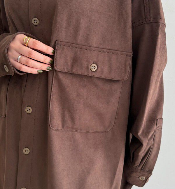 fredy emue「【LANCER CLOTHING CORPORATION】OVER SHIRTS SUEDE」|シャツ・ブラウス|