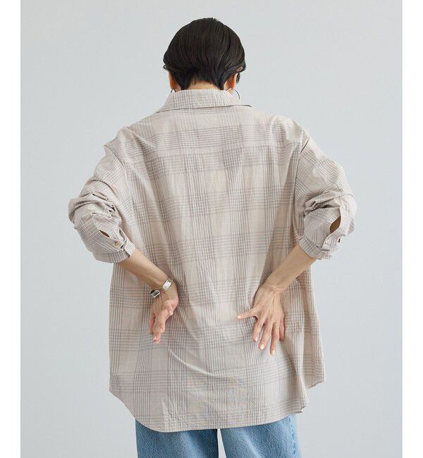 SALON adam et rope'「エンザイムコットンオープンカラーシャツ / FABRICA」|シャツ・ブラウス|