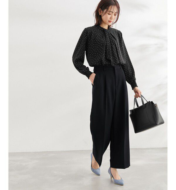 Rope&rsquo;Picnic「【360&deg;ウルトラストレッチ】セットアップ対応/ワイドパンツ【一部店舗限定34,42サイズ】」|チノ|