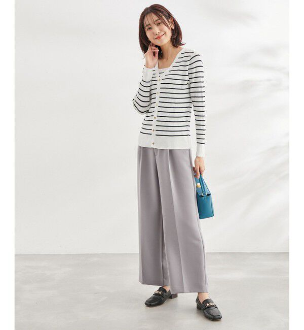 Rope&rsquo;Picnic「【360&deg;ウルトラストレッチ】セットアップ対応/ワイドパンツ【一部店舗限定34,42サイズ】」|チノ|