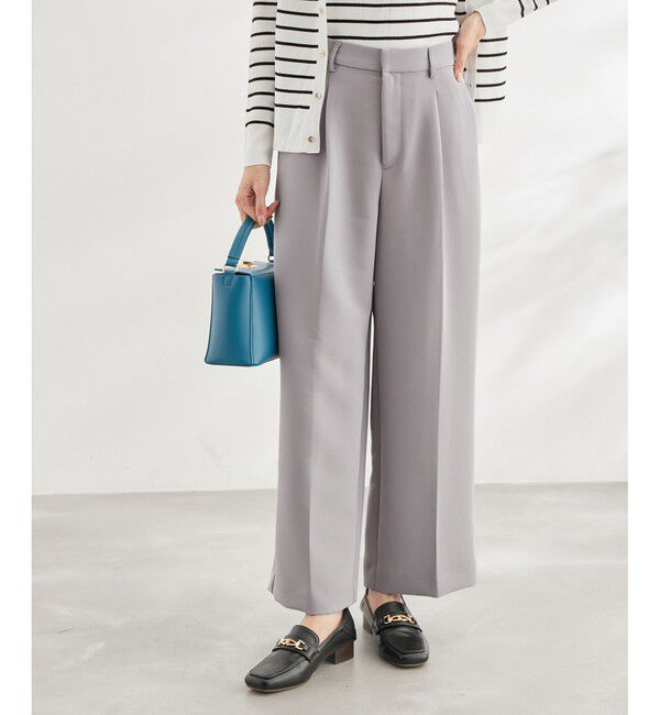 Rope&rsquo;Picnic「【360&deg;ウルトラストレッチ】セットアップ対応/ワイドパンツ【一部店舗限定34,42サイズ】」|チノ|