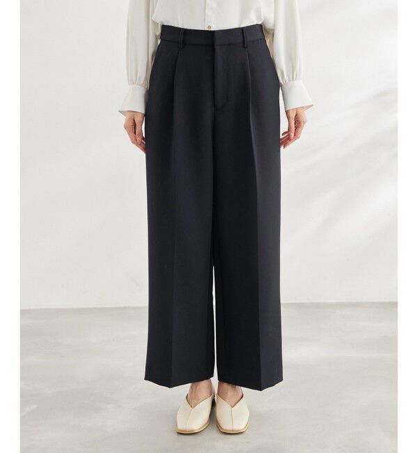 Rope&rsquo;Picnic「【360&deg;ウルトラストレッチ】セットアップ対応/ワイドパンツ【一部店舗限定34,42サイズ】」|チノ|