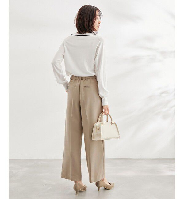 Rope&rsquo;Picnic「【360&deg;ウルトラストレッチ】セットアップ対応/ワイドパンツ【一部店舗限定34,42サイズ】」|チノ|