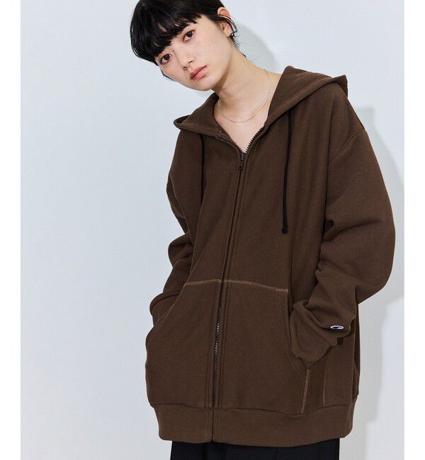 ADAM ET ROPE'「【Champion for ADAM ET ROPE'】別注ZIP HOODIE」|パーカー|