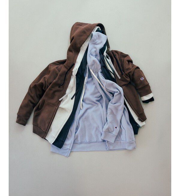 ADAM ET ROPE'「【Champion for ADAM ET ROPE'】別注ZIP HOODIE」|パーカー|