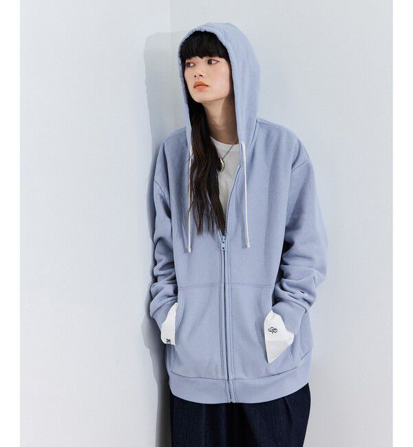 ADAM ET ROPE'「【Champion for ADAM ET ROPE'】別注ZIP HOODIE」|パーカー|