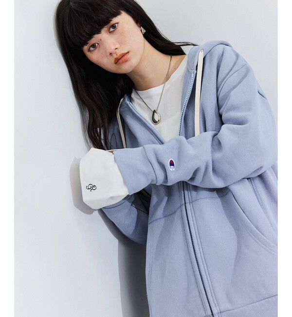 ADAM ET ROPE'「【Champion for ADAM ET ROPE'】別注ZIP HOODIE」|パーカー|