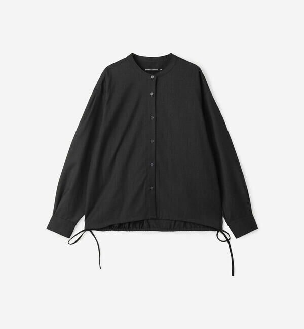  「nicholson & nicholson | 〈別注〉 ドローストリング長袖ブラウス WOMEN」|シャツ・ブラウス|