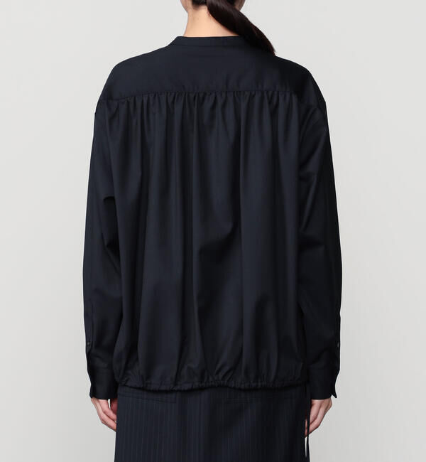  「nicholson & nicholson | 〈別注〉 ドローストリング長袖ブラウス WOMEN」|シャツ・ブラウス|