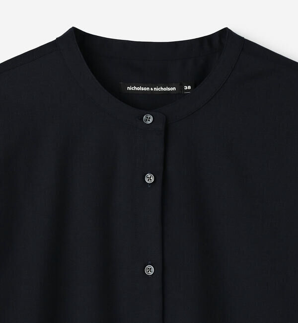  「nicholson & nicholson | 〈別注〉 ドローストリング長袖ブラウス WOMEN」|シャツ・ブラウス|
