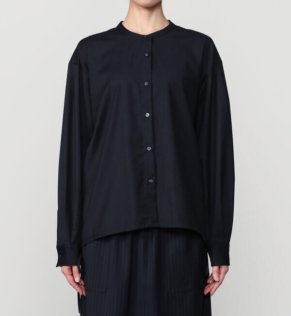  「nicholson & nicholson | 〈別注〉 ドローストリング長袖ブラウス WOMEN」|シャツ・ブラウス|