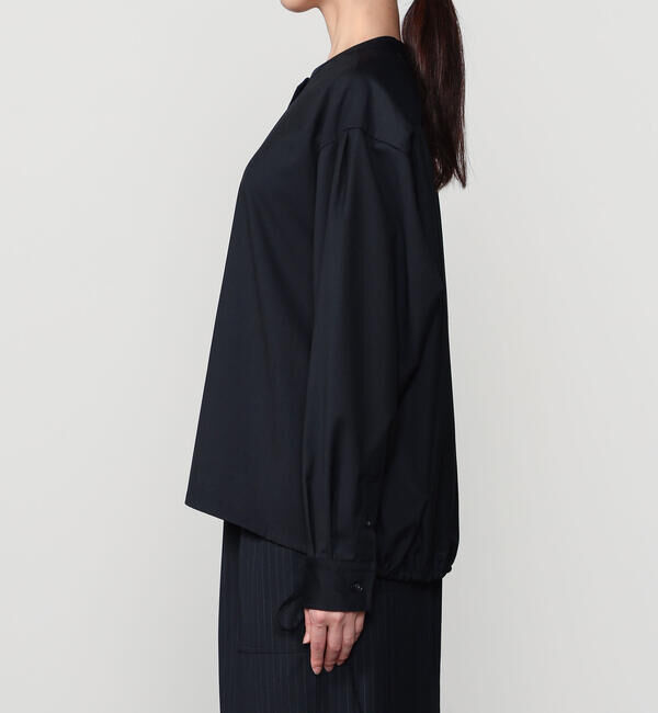  「nicholson & nicholson | 〈別注〉 ドローストリング長袖ブラウス WOMEN」|シャツ・ブラウス|