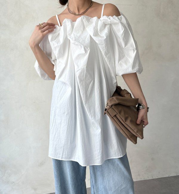  「【WEB限定】2WAYオフショルブラウス」|シャツ・ブラウス|