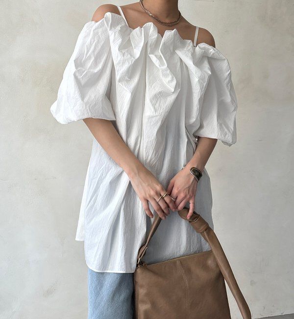  「【WEB限定】2WAYオフショルブラウス」|シャツ・ブラウス|