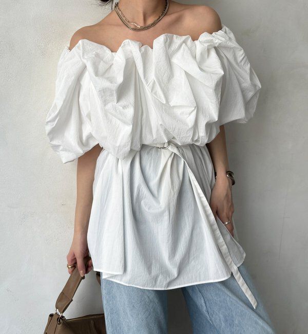  「【WEB限定】2WAYオフショルブラウス」|シャツ・ブラウス|