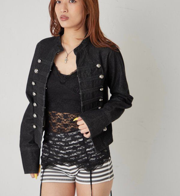  「【26AW LOOK掲載品番】レースガーターキャミ」|キャミソール|