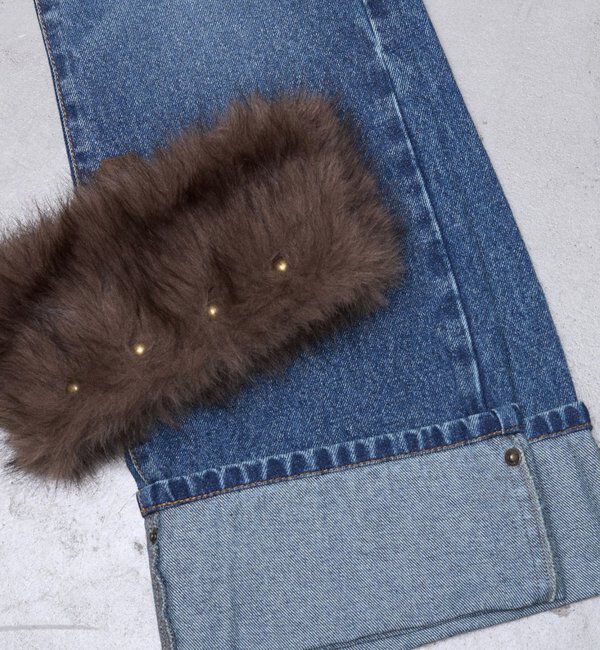  「【26AW LOOK掲載品番】2wayラギッドファーデニム」|デニム|