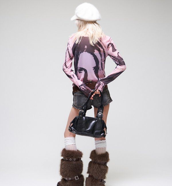  「【26AW LOOK掲載品番】シャーロットミューズパワーメッシュ」|Tシャツ・カットソー|