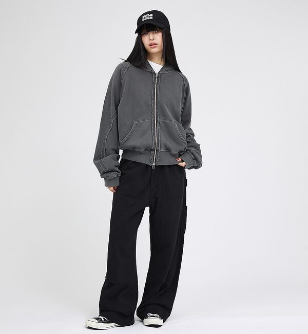 ABAHOUSE「【RUSSELL&times;jieDa】 Campus Sweat Zip Hoodie」|パーカー|