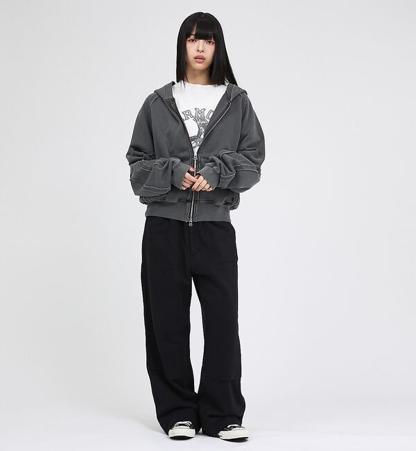ABAHOUSE「【RUSSELL&times;jieDa】 Campus Sweat Zip Hoodie」|パーカー|