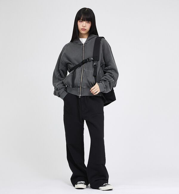 ABAHOUSE「【RUSSELL&times;jieDa】 Campus Sweat Zip Hoodie」|パーカー|