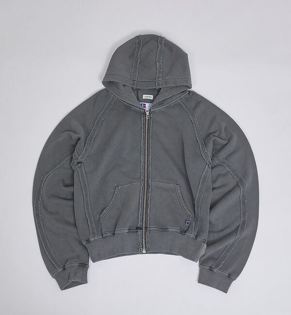 ABAHOUSE「【RUSSELL&times;jieDa】 Campus Sweat Zip Hoodie」|パーカー|