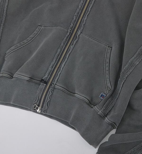 ABAHOUSE「【RUSSELL&times;jieDa】 Campus Sweat Zip Hoodie」|パーカー|