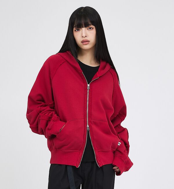 ABAHOUSE「【RUSSELL&times;jieDa】 Campus Sweat Zip Hoodie」|パーカー|