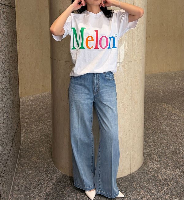 Rouge vif「【byeA./バイエー】Melon TEE/ロゴTシャツ」|Tシャツ・カットソー|