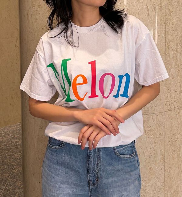 Rouge vif「【byeA./バイエー】Melon TEE/ロゴTシャツ」|Tシャツ・カットソー|