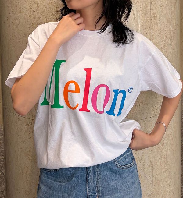 Rouge vif「【byeA./バイエー】Melon TEE/ロゴTシャツ」|Tシャツ・カットソー|