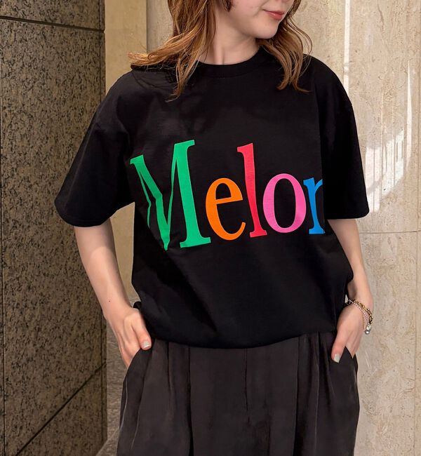 Rouge vif「【byeA./バイエー】Melon TEE/ロゴTシャツ」|Tシャツ・カットソー|