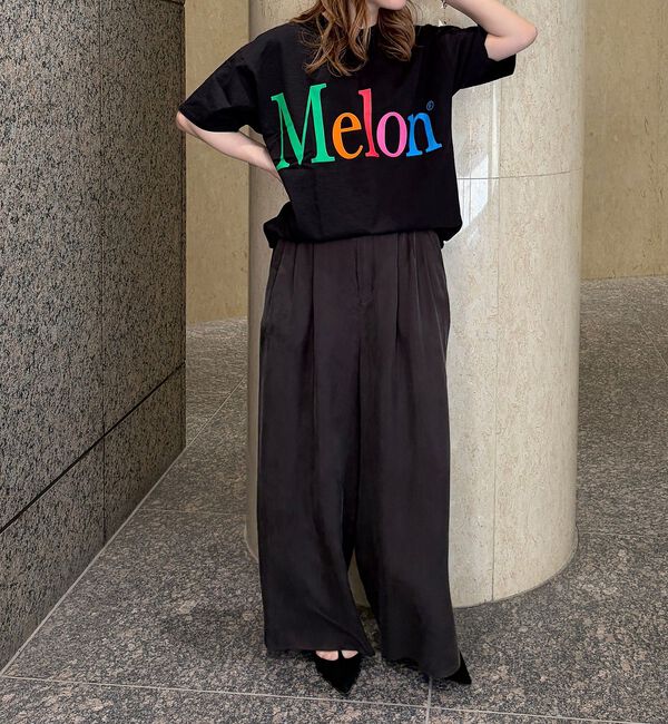 Rouge vif「【byeA./バイエー】Melon TEE/ロゴTシャツ」|Tシャツ・カットソー|