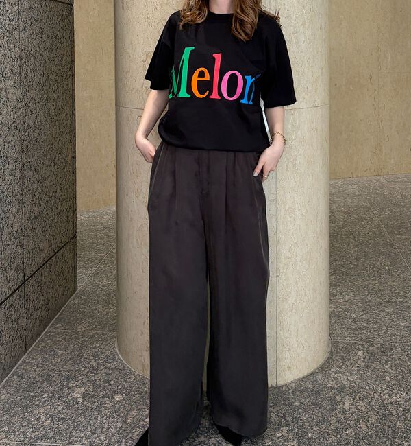 Rouge vif「【byeA./バイエー】Melon TEE/ロゴTシャツ」|Tシャツ・カットソー|