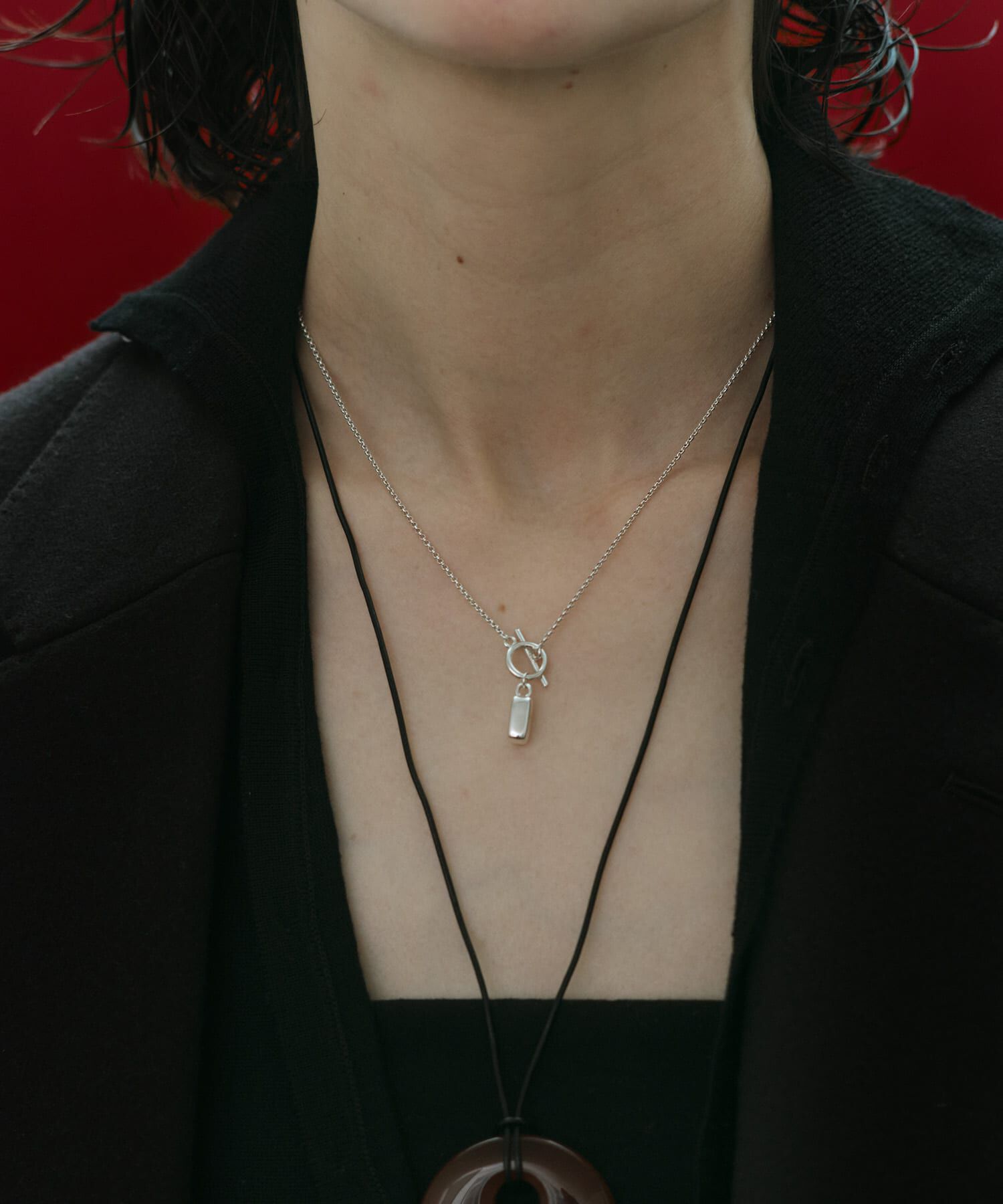 SMELLY「SMELLY so　rectangle motif necklace」|ネックレス|