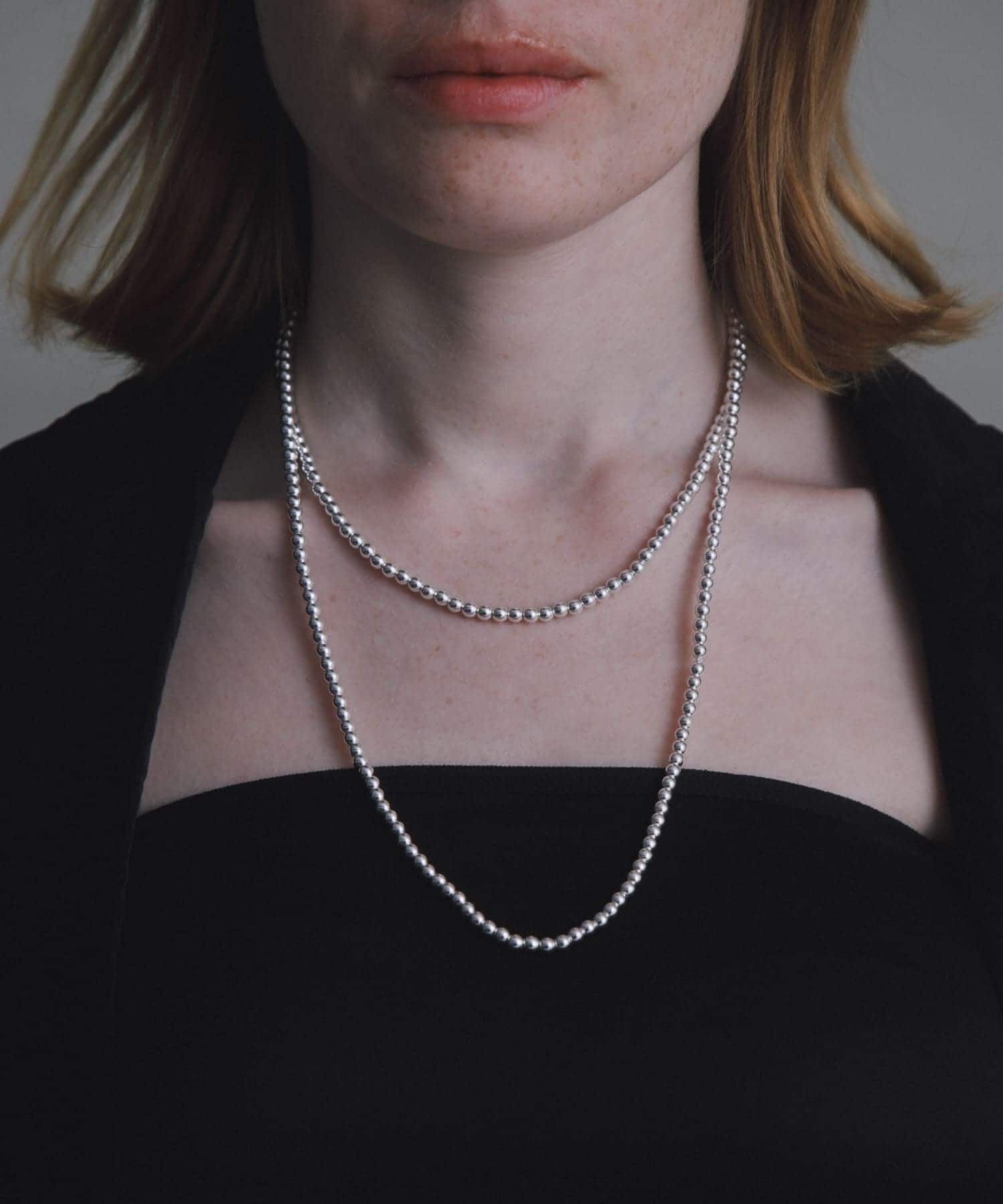 URBAN RESEARCH「decor『デコール』　HEMATITE 4MMBALL NECKLACE」|ネックレス|