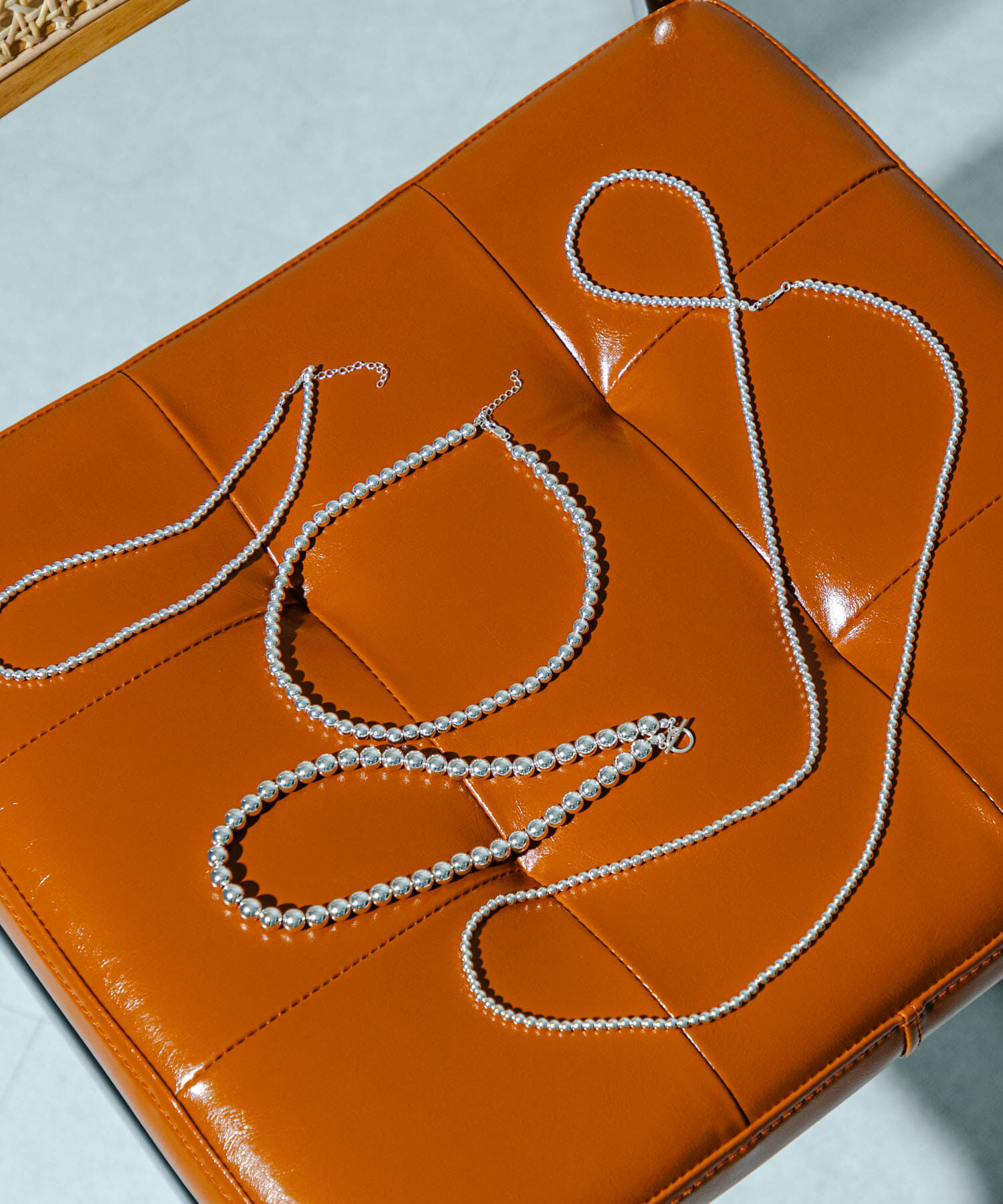 URBAN RESEARCH「decor『デコール』　HEMATITE 4MMBALL NECKLACE」|ネックレス|