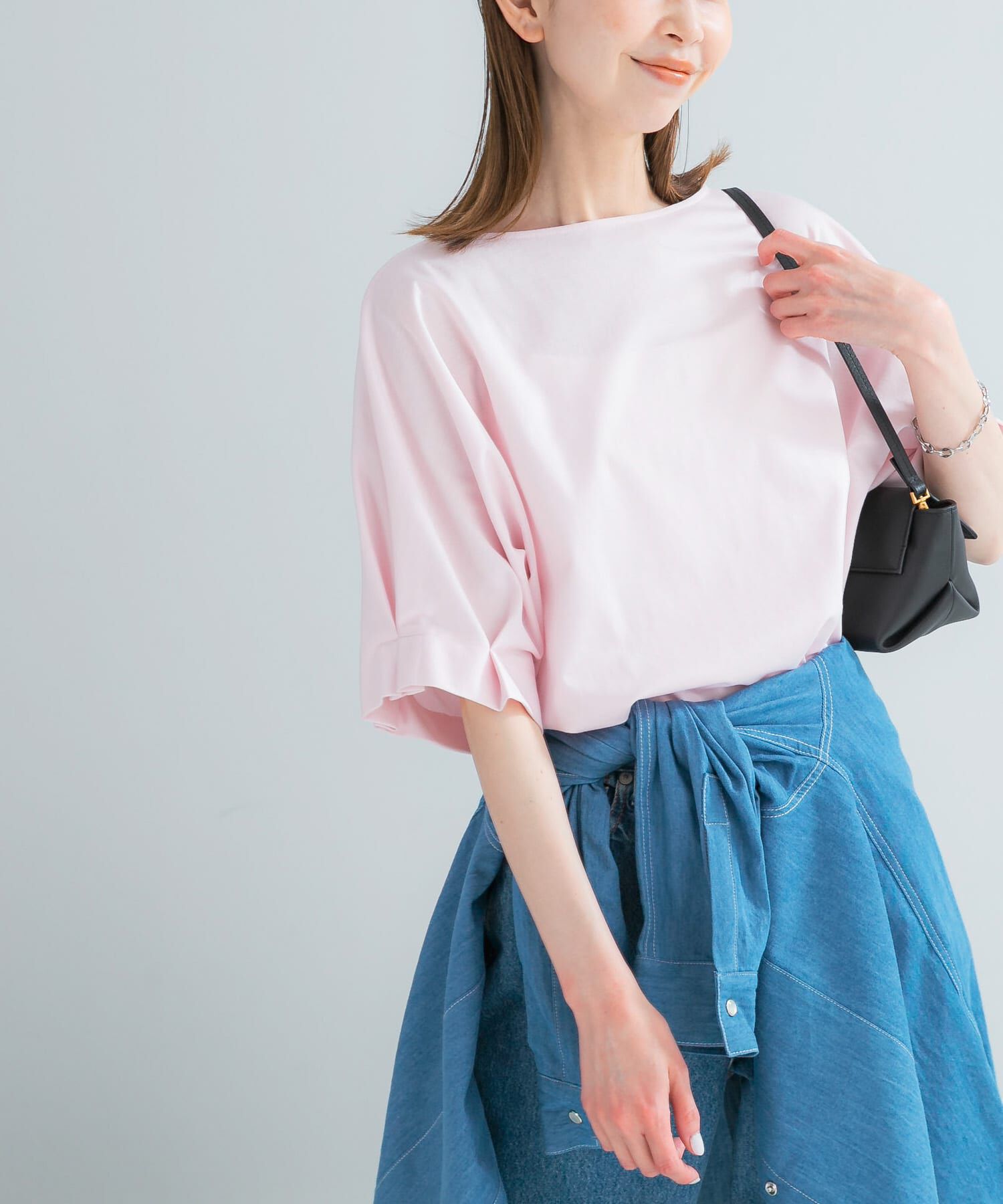 URBAN RESEARCH ROSSO「UVカットクールタッチタックスリーブプルオーバー」|Tシャツ・カットソー|