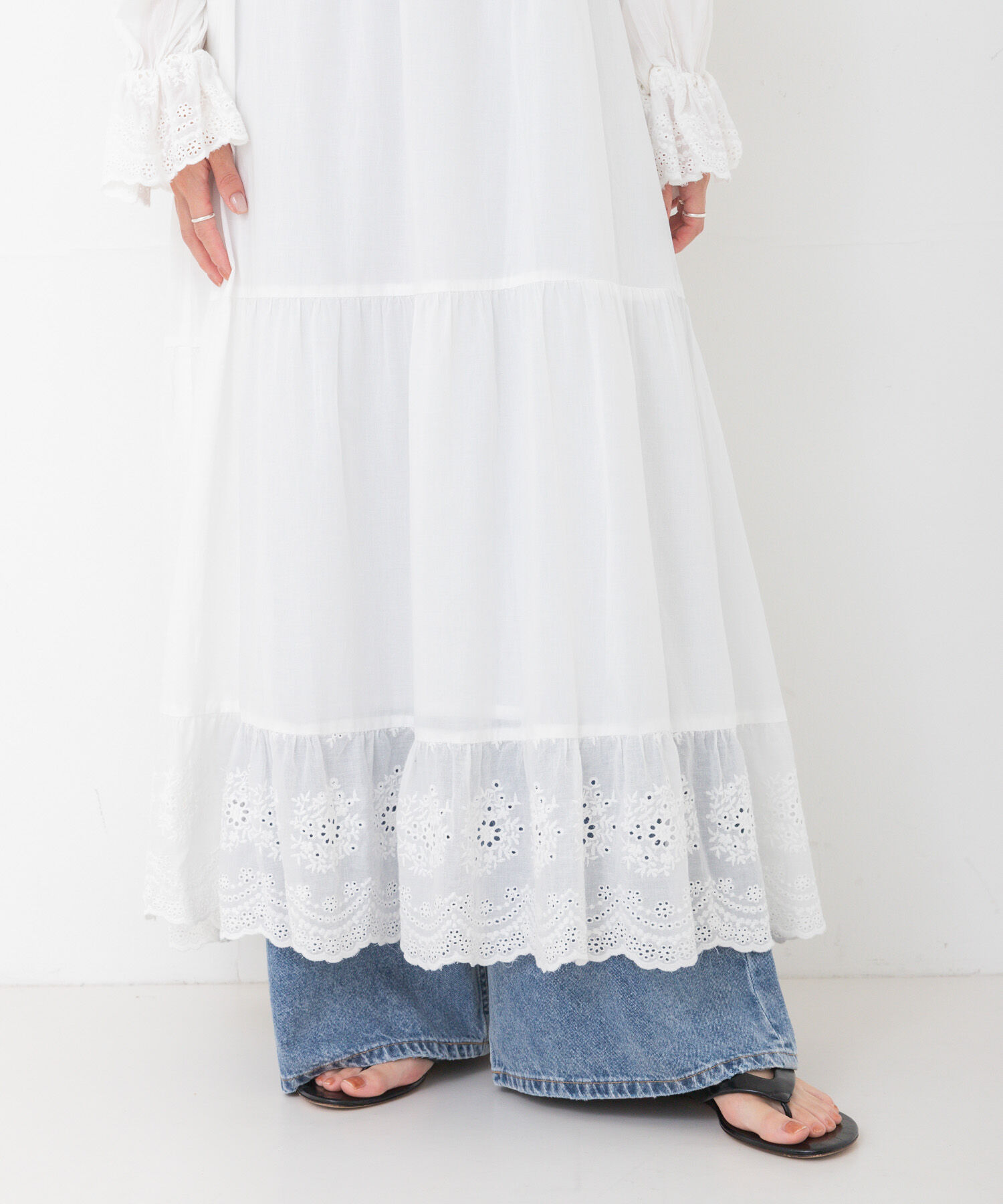 URBAN RESEARCH「Picchi Nia　WHITE LACE」|ワンピース|