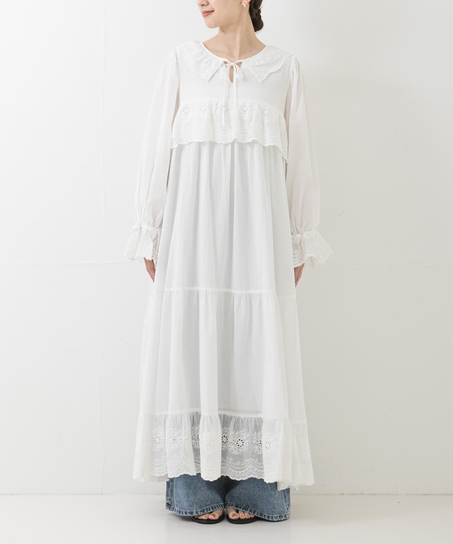 URBAN RESEARCH「Picchi Nia　WHITE LACE」|ワンピース|