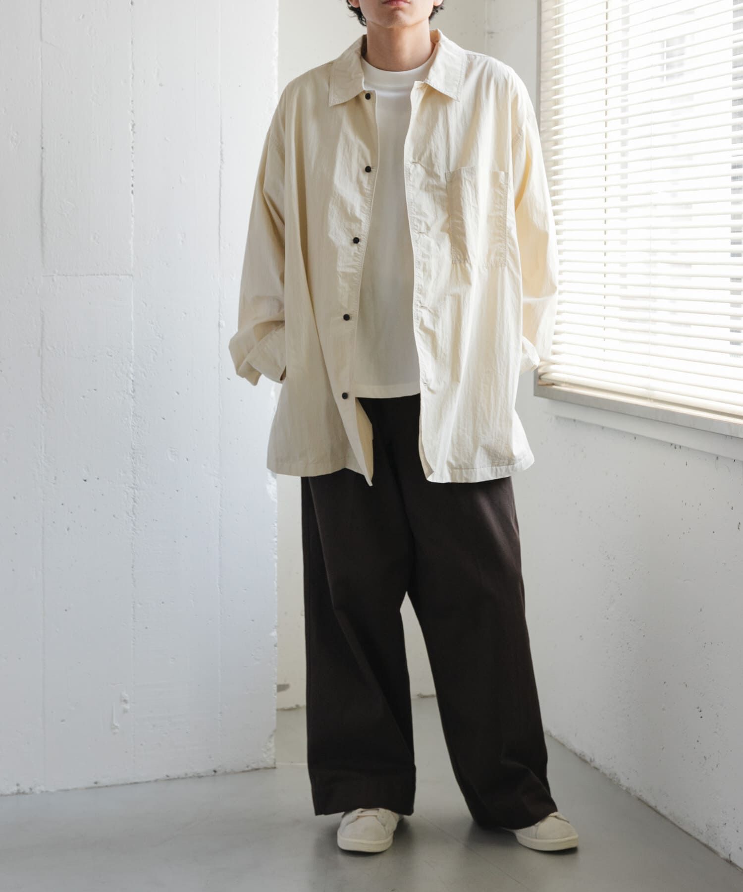 URBAN RESEARCH DOORS「FORK&SPOON　コットンナイロンシャツジャケット」|シャツ・ブラウス|