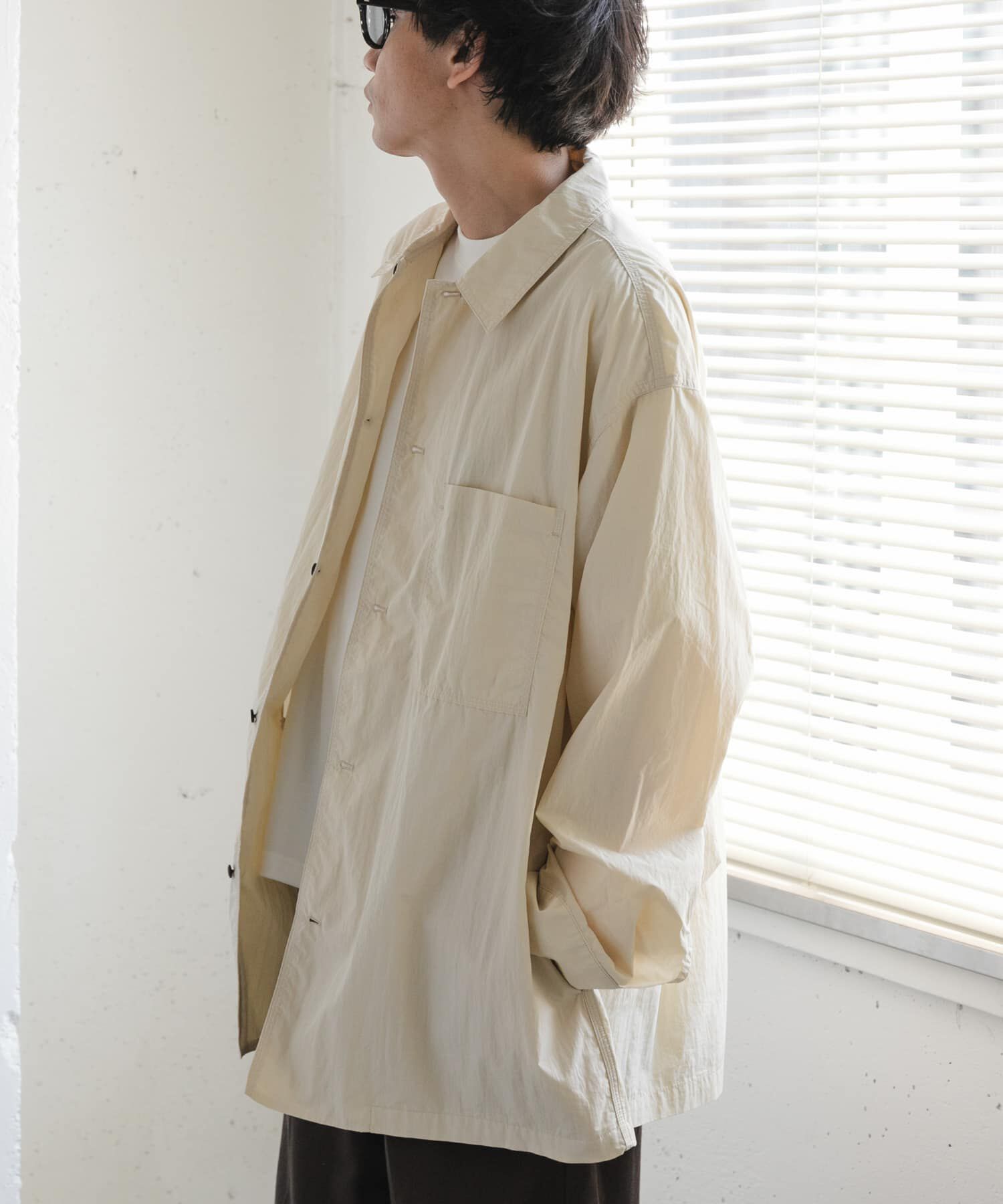 URBAN RESEARCH DOORS「FORK&SPOON　コットンナイロンシャツジャケット」|シャツ・ブラウス|