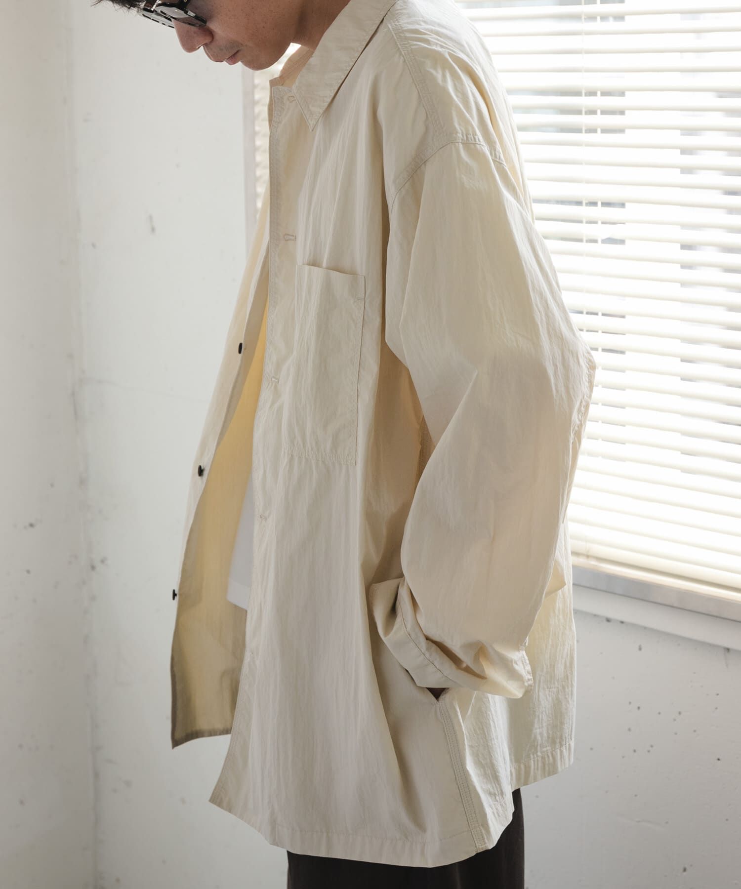 URBAN RESEARCH DOORS「FORK&SPOON　コットンナイロンシャツジャケット」|シャツ・ブラウス|