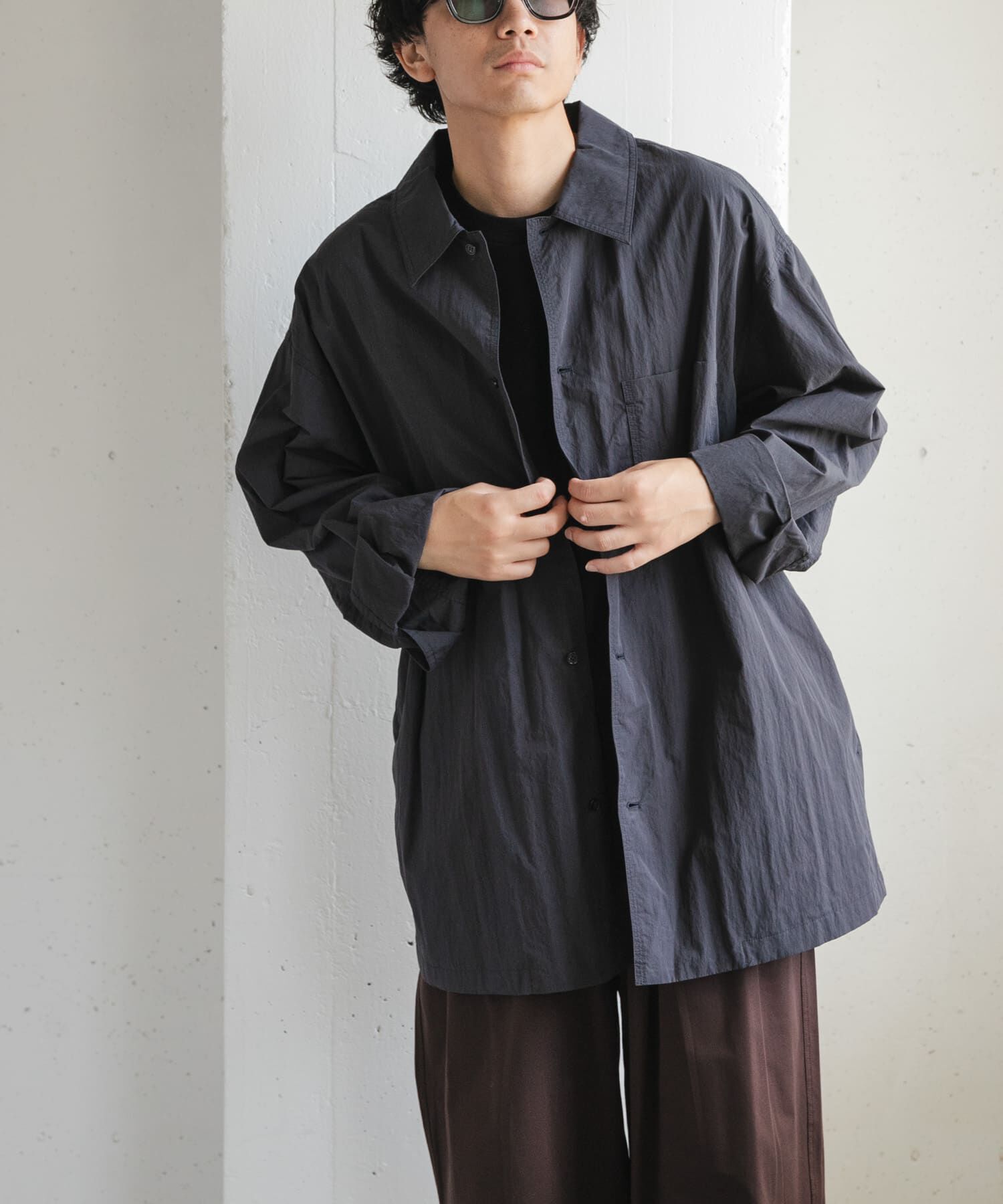 URBAN RESEARCH DOORS「FORK&SPOON　コットンナイロンシャツジャケット」|シャツ・ブラウス|