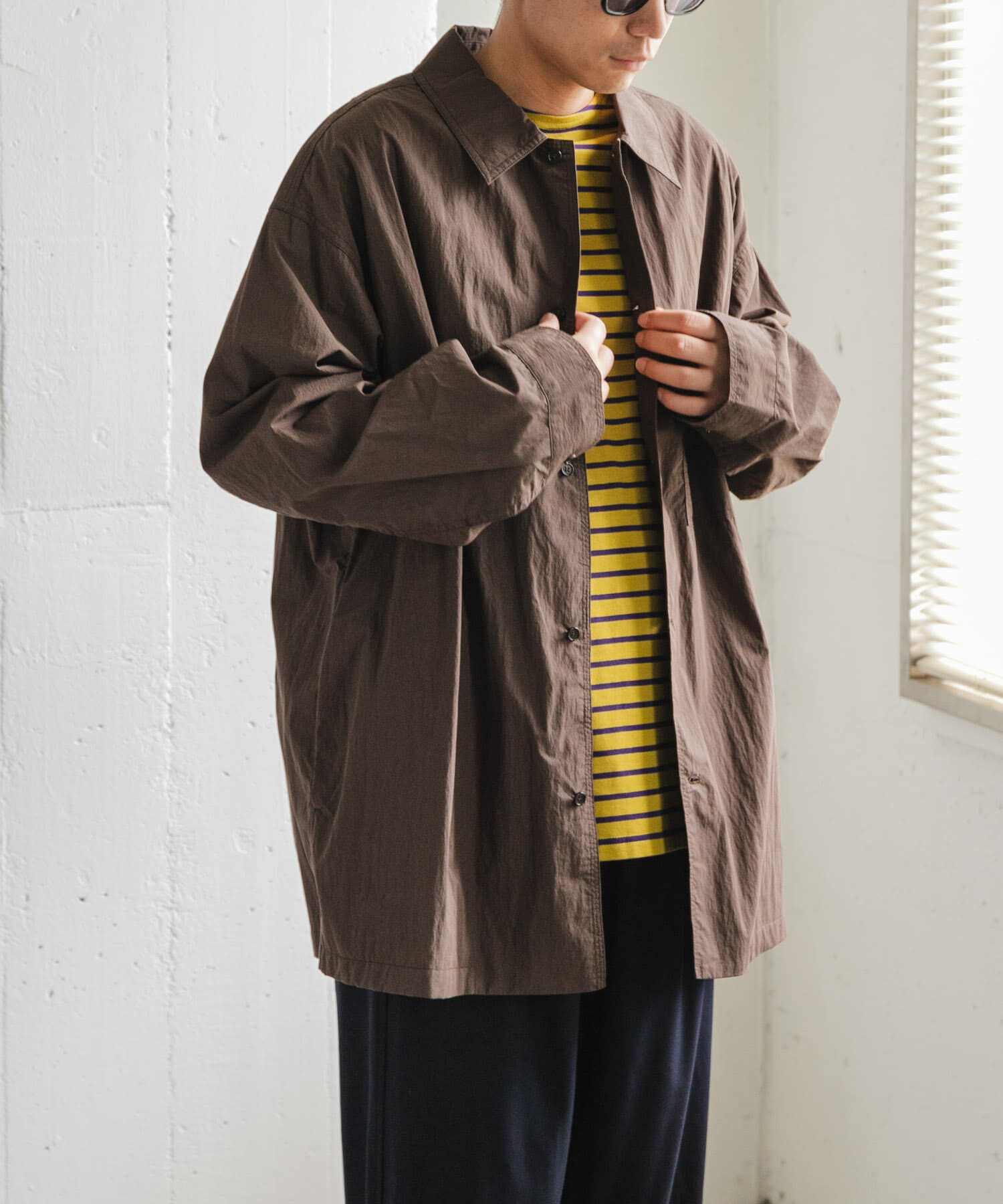 URBAN RESEARCH DOORS「FORK&SPOON　コットンナイロンシャツジャケット」|シャツ・ブラウス|