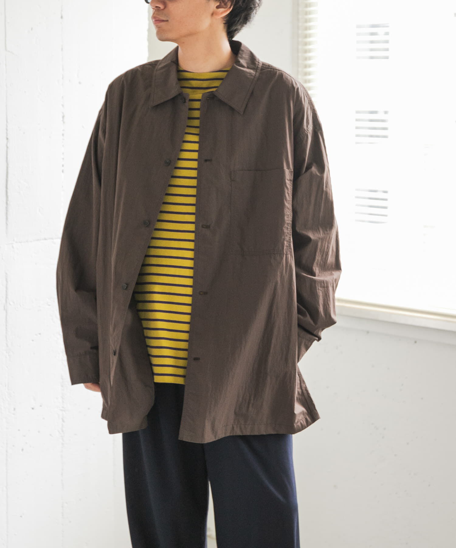 URBAN RESEARCH DOORS「FORK&SPOON　コットンナイロンシャツジャケット」|シャツ・ブラウス|