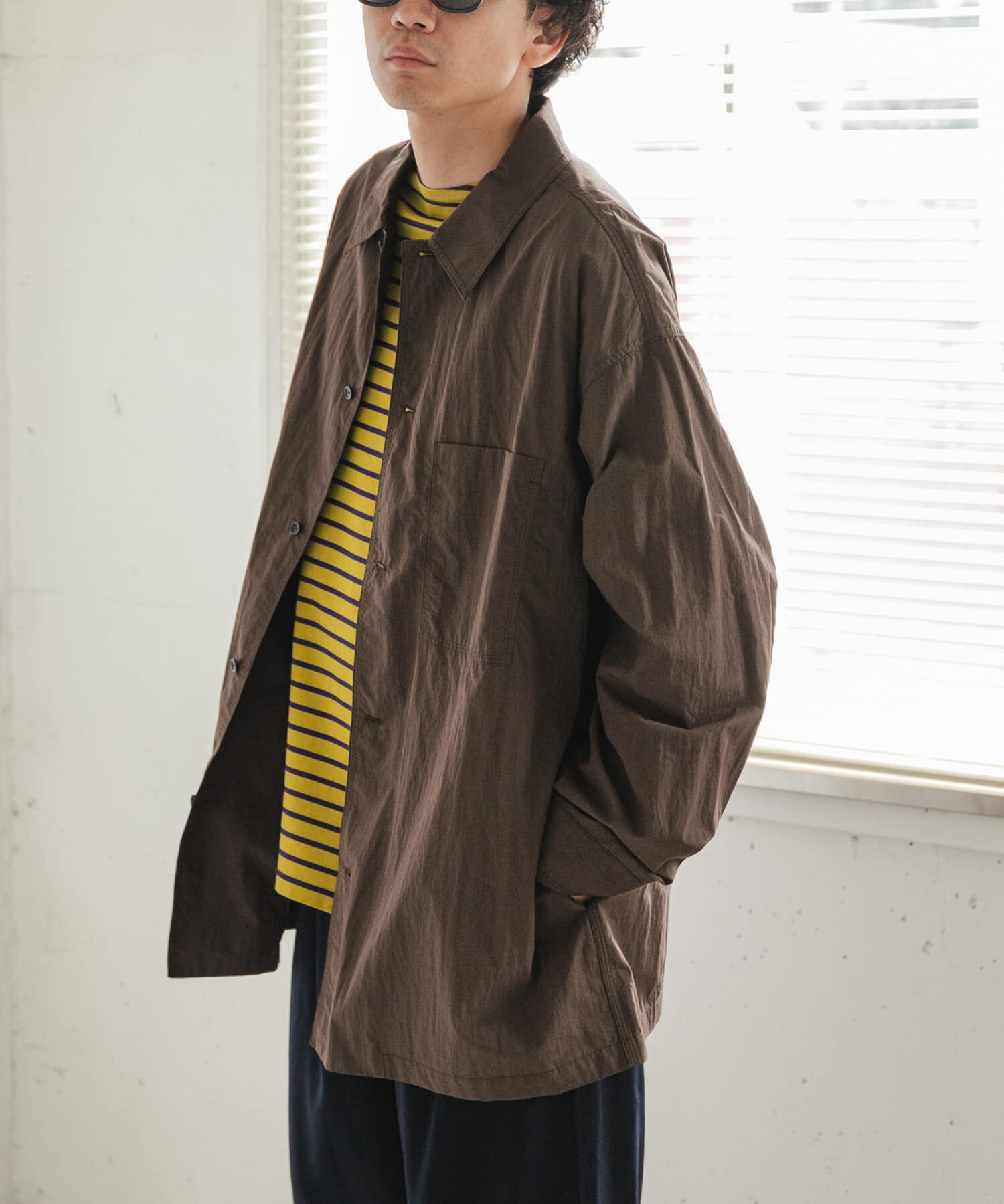 URBAN RESEARCH DOORS「FORK&SPOON　コットンナイロンシャツジャケット」|シャツ・ブラウス|