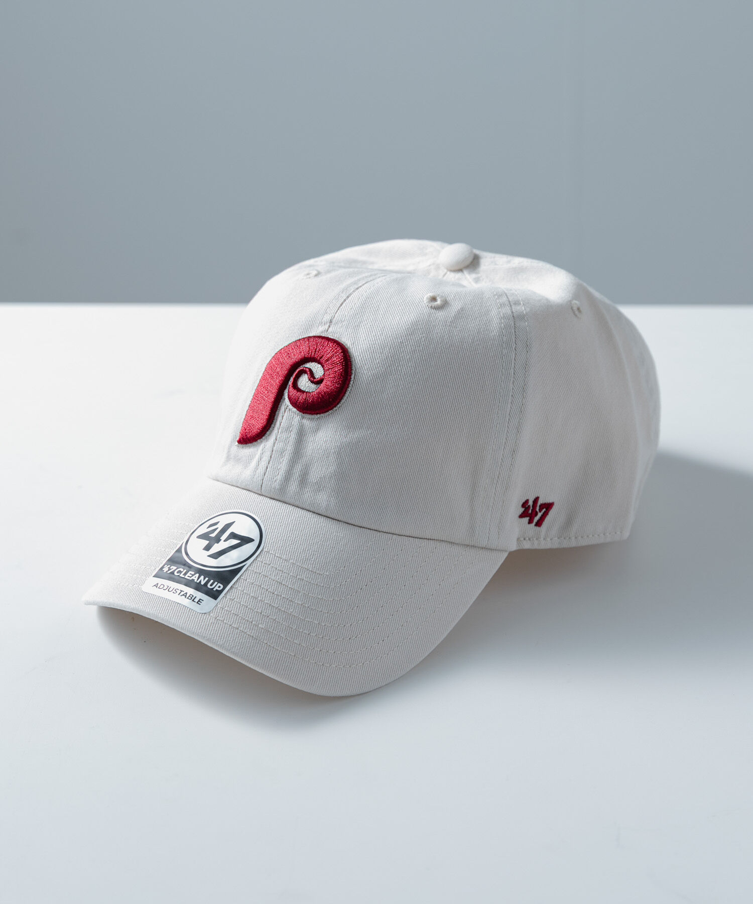 SENSE OF PLACE by URBAN RESEARCH「FORTY SEVEN　47 CLEAN UP PHILLIES」|キャップ・キャスケット|アイボリー