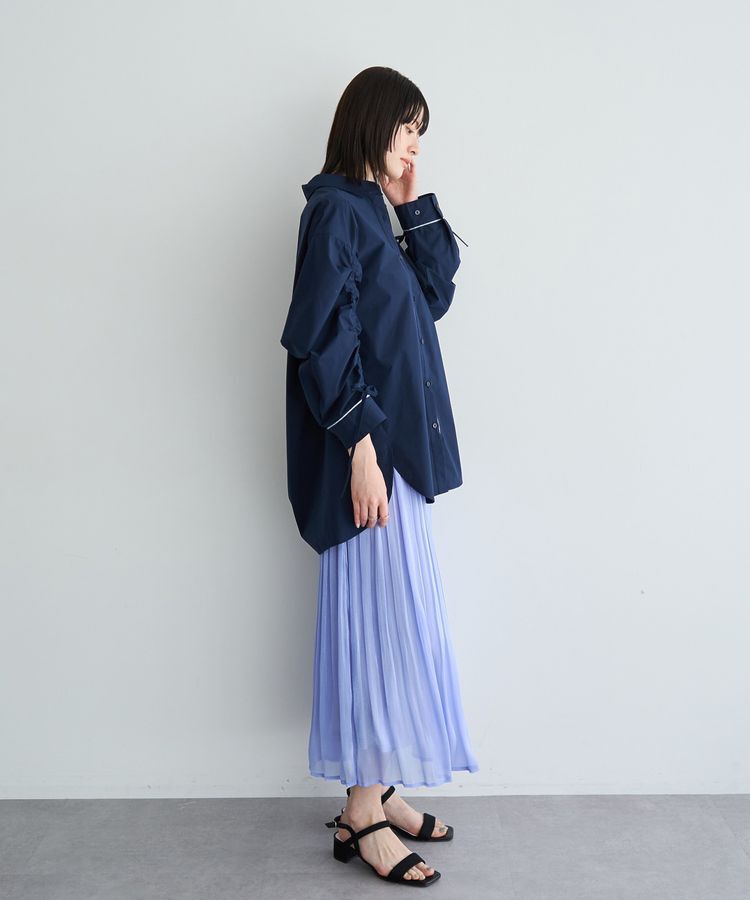 YECCA VECCA「イージーケアドロストシャツ」|シャツ・ブラウス|